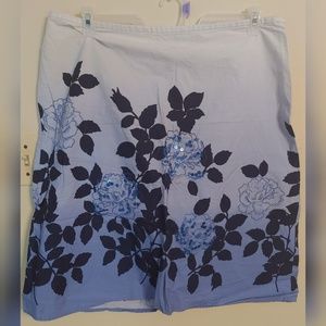 Ombre Floral Skirt